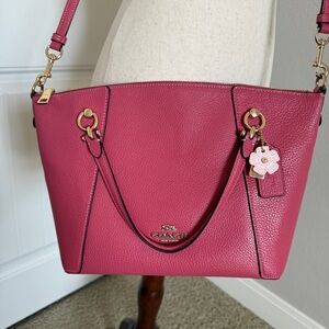 Coach Kacey C6229 Satchel in Strawberry Haze Pink